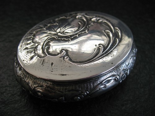 Schnupftabakdose silber 800 - schnupftabakdose,