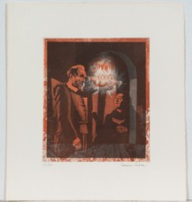 Eberhard Schlotter , Farbradierung, aus "Don Quijote" handsign. /300 Ex./(107)