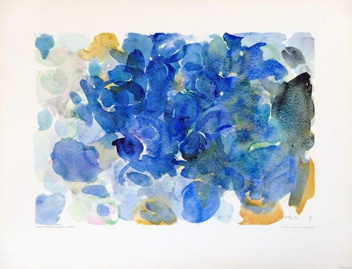 Ernst wilhelm nay blau - blau, fugal
