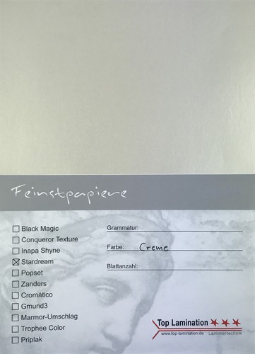 Blatt metallic papier din - 25,