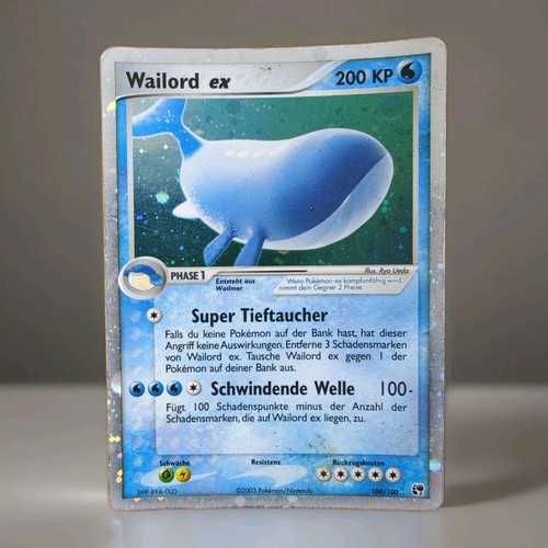 Wailord pokemon karte - wailord,