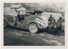 Foto Wehrmacht PKW Offiziere