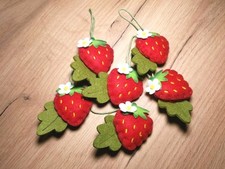 Deko Erdbeeren 6 Stk. zum