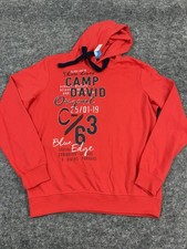 Camp David Hoodie Mens XL Red