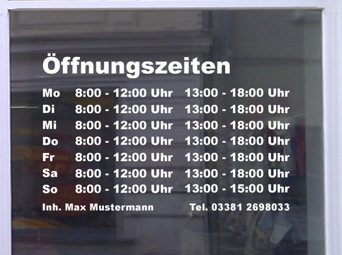öffnungszeiten maxi - Öffnungszeiten,
