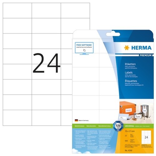 Herma 4390 etiketten premium - 4390,