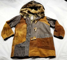 Meindl Trachten Luxus-Leder-Kuscheljacke Luxus-Fell-Ziegenleder Hell Gr.42 XXL