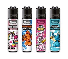 Clipper Feuerzeuge 4er Set Big