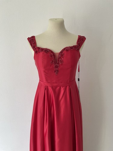 Elegantes abendkleid rot - abendkleid,