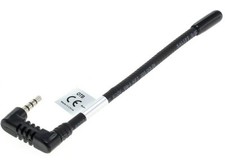 Original OTB TMC Antenne 3,5mm abgewinkelt Klinke, 180Grad Winkel, ca. 10cm.