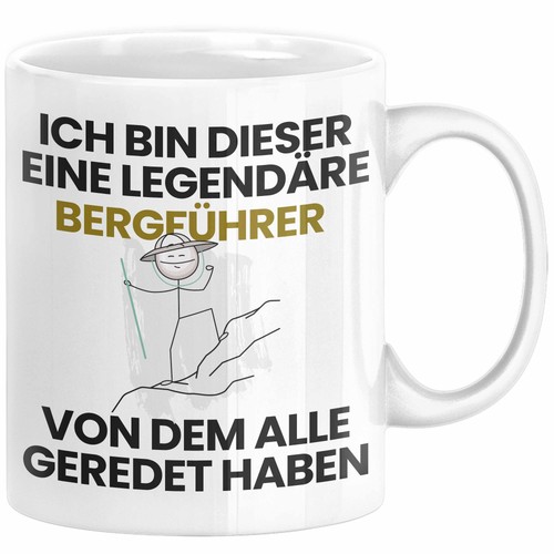 Bergführer geschenk tasse - bergführer,