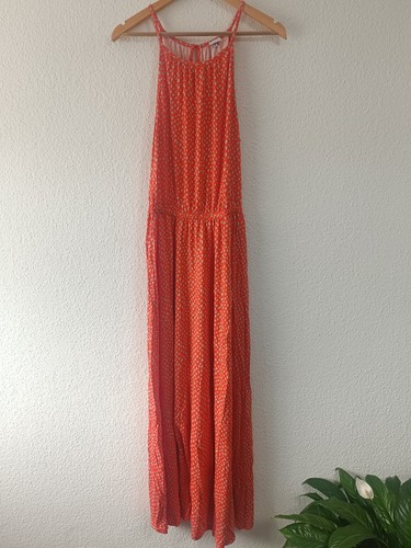 Lascana maxikleid orange weiß - lascana,