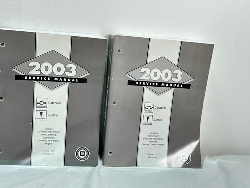 Service manual 2003 - service,