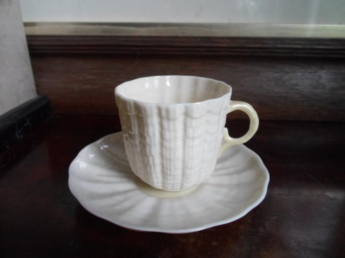 Belleek third green - mark, cob
