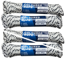 4x Seil 15 m Strick 6 mm Leine