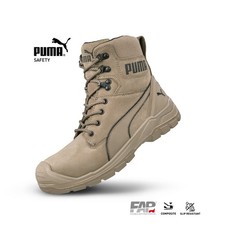 Puma Safety Conquest Stone High S3 Sicherheitsschuhe Arbeitsschuhe Herren Neu
