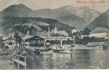 AK aus Ebensee Landungsplatz
