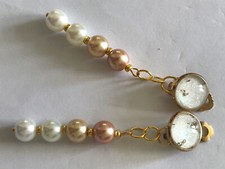 Ohrclips/Glasperlen/Cabochon