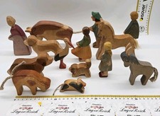 14 Ostheimer Figuren gebraucht Tiere Menschen Holzfiguren Waldorf 