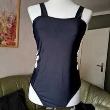 Badeanzug gr L Damen Schwarz Neu