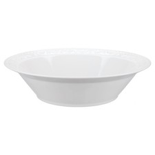 Schüssel mittelgroß rund KPM Berlin Kurland I.Wahl Dekor uni weiß