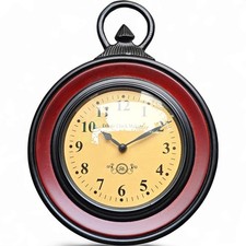 Handgefertigte Holz Wanduhr 10
