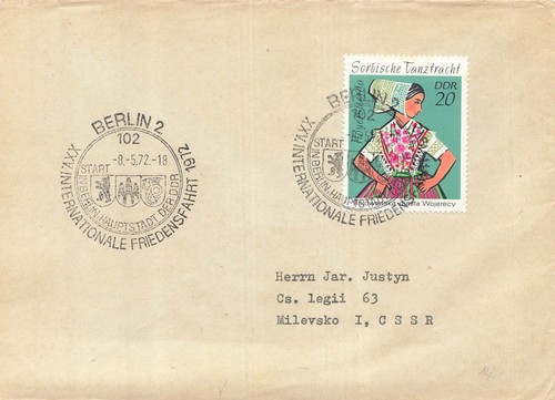 Ddr 1972 xxv internationale - ddr,