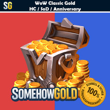 WoW ?Classic Gold?(HC / SoD / Anniversary)⭐️alle Server H & A⭐️250/500/1000
