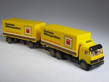 (YG-35) Wiking Mercedes SK Wechselkoffer Hängerzug DMS Deutsche Möbelspedition