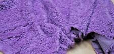Lockiger Teddy Webpelz Stoff Material - FLIEDER