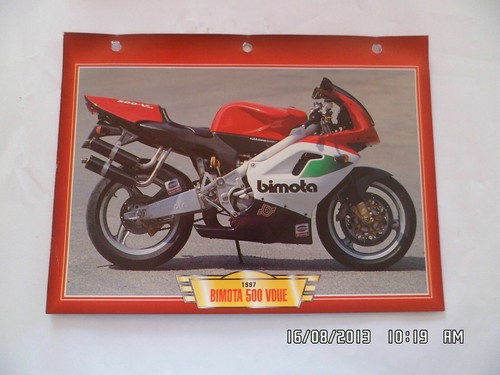 Motorradkarte 1997 bimota 500 - motorradkarte,