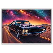 Fahrzeug Auto A4 Kunstdruck