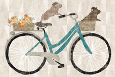 PUG CARLIN MOPS HUND Retro