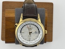 Aviator F-Series Quarzuhr AVW6975G354 World Time Sammlerstück Vintage 45mm