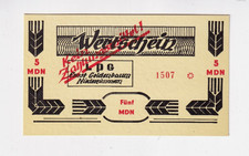 DDR LPG-Geld Wertschein 5 MDN