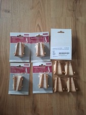 14 Stück Haro Kunststoffecken für Sockelleisten, 19x58mm, Eiche, Art. 407111