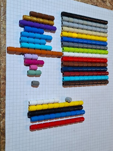 Lego 1x1 rund tonne - rund,