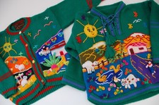 Pullover Strickjacke Peruaner