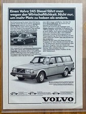 Volvo 245 GL Diesel Kombi Oldtimer Original 1982 Vintage Advert Werbung Reklame