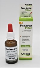 Anibio Pankrea Vital Nahrungsergänzung Bauchspeicheldrüse für Hunde und Katzen