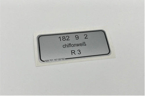 Aufkleber chiffonweiß - chiffonweiß,