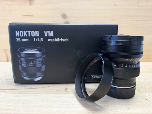 Voigtländer nokton 75mm - vm,