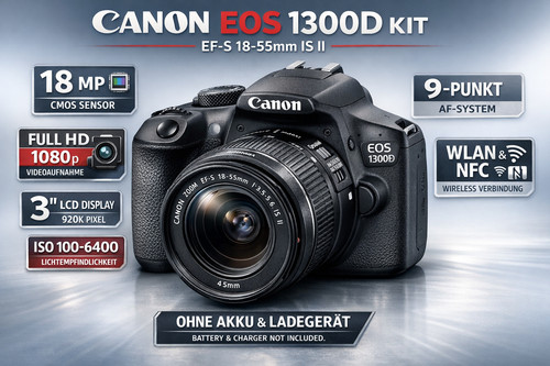 Canon eos 1300d - eos, 18mp