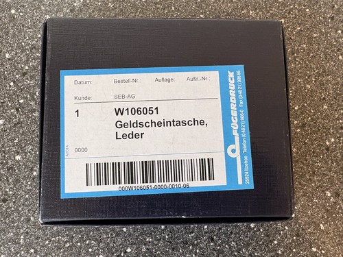 Geldbörse leder schwarz von - leder,