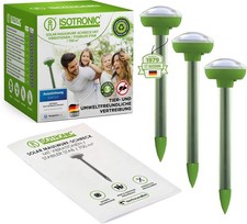 3x ISOTRONIC Maulwurfschreck