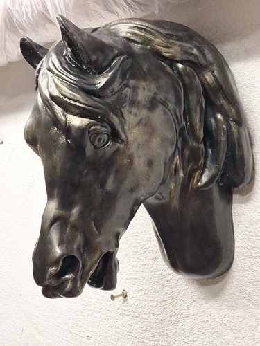 Pferdekopf wandrelief büste - pferdekopf,