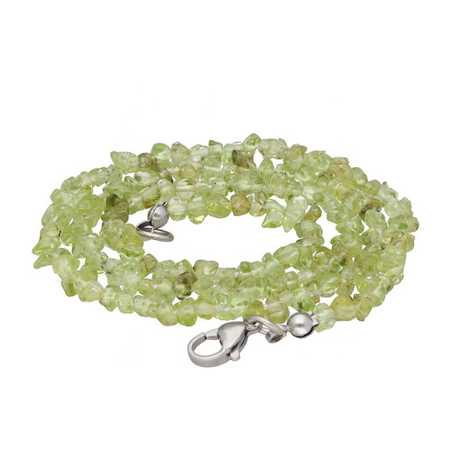 Peridot grün splitterkette - grün,