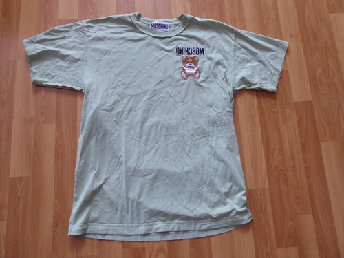Moschino shirt mit stickerei - t-shirt,