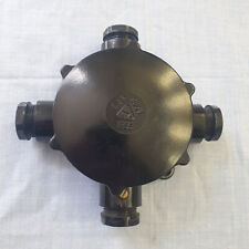 Bakelit Abzweigdose 4Abgänge