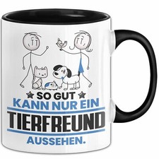 Tierfreund Geschenk Tasse So
